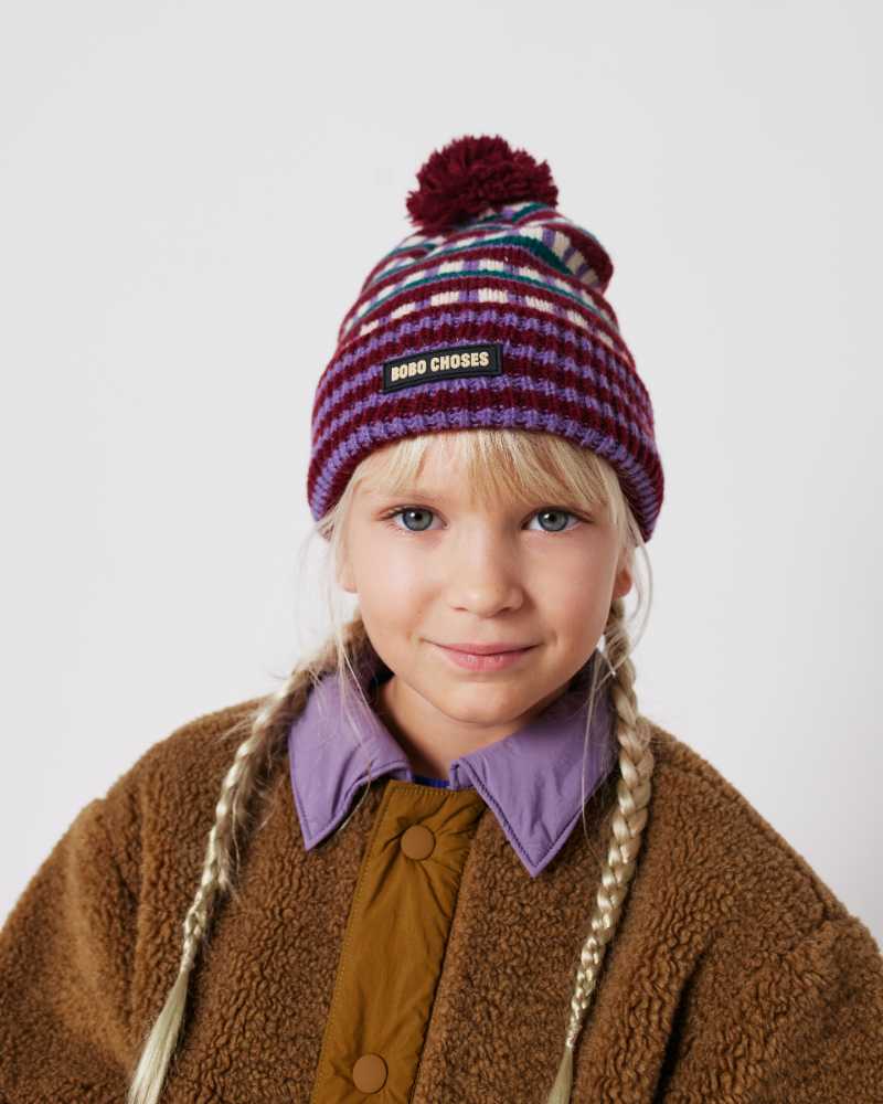 Bobo Choses Jacquard beanie