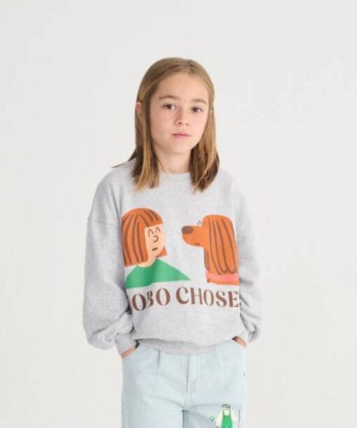 Bobo Choses Friends in a Pickle sweatshirt