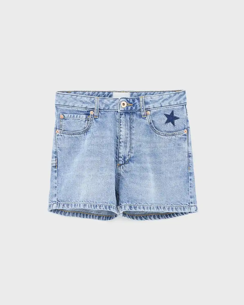 Bellerose Kyle blue bleach short